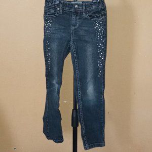 Mudd Girls Jeans with Glitter Design